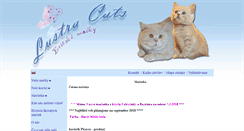 Desktop Screenshot of lustracats.sk